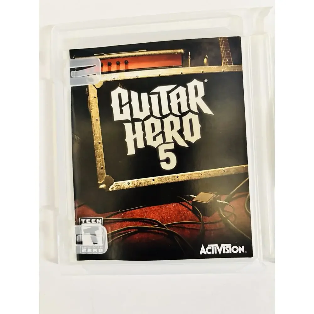 Guitar Hero 5 PS3 Sony PlayStation 3 (Activision, 2009) CIB Tested Works VG